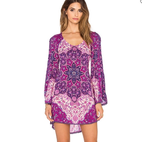 Spell Kiss The Sky Mini Dress in Violet Rare - Picture 5 of 12